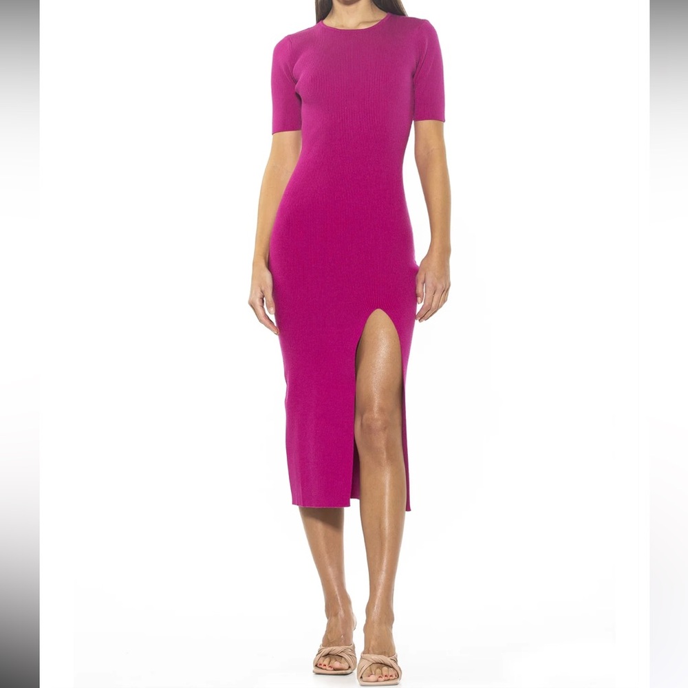 Alexia Admor Magenta Midi Dress